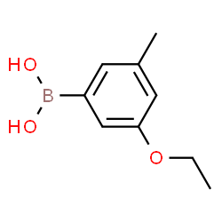 ChemSpider 2D Image | (3-Ethoxy-5-methylphenyl)boronic acid | C9H13BO3