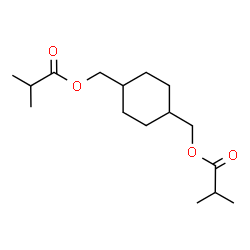 ChemSpider 2D Image | 1,4-Cyclohexanediylbis(methylene) bis(2-methylpropanoate) | C16H28O4