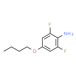 ChemSpider 2D Image | 4-Butoxy-2,6-difluoroaniline | C10H13F2NO