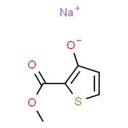 ChemSpider 2D Image | Sodium 2-(methoxycarbonyl)-3-thiophenolate | C6H5NaO3S