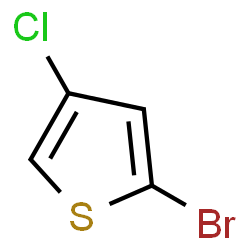 ChemSpider 2D Image | 2-Bromo-4-chlorothiophene | C4H2BrClS