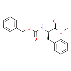 ChemSpider 2D Image | Methyl N-[(benzyloxy)carbonyl]-D-phenylalaninate | C18H19NO4