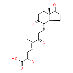 ChemSpider 2D Image | (1E,2Z)-3-hydroxy-5,9,17-trioxo-4,5:9,10-disecoandrosta-1(10),2-dien-4-oic acid | C19H24O6