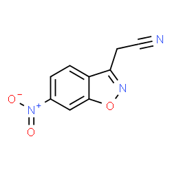 ChemSpider 2D Image | (6-Nitro-1,2-benzoxazol-3-yl)acetonitrile | C9H5N3O3