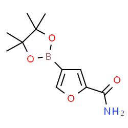 ChemSpider 2D Image | 4-(4,4,5,5-Tetramethyl-1,3,2-dioxaborolan-2-yl)-2-furamide | C11H16BNO4