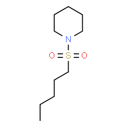 ChemSpider 2D Image | 1-(Pentylsulfonyl)piperidine | C10H21NO2S