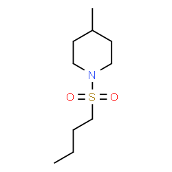 ChemSpider 2D Image | 1-(Butylsulfonyl)-4-methylpiperidine | C10H21NO2S
