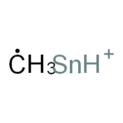 ChemSpider 2D Image | $l^{3}-carbane; tin(1+) tetrahydride | CH6Sn