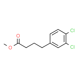 ChemSpider 2D Image | Methyl 4-(3,4-dichlorophenyl)butanoate | C11H12Cl2O2
