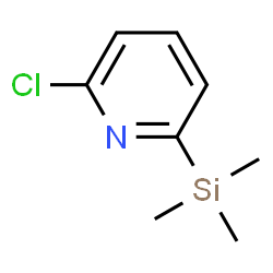 ChemSpider 2D Image | 2-Chloro-6-(trimethylsilyl)pyridine | C8H12ClNSi