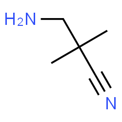 ChemSpider 2D Image | 3-Amino-2,2-dimethylpropanenitrile | C5H10N2