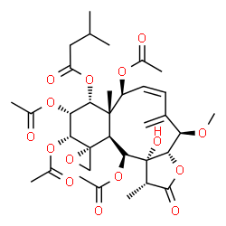 ChemSpider 2D Image | gemmacolide M | C34H46O15