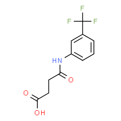 ChemSpider 2D Image | 3'-(TRIFLUOROMETHYL)SUCCINANILIC ACID | C11H10F3NO3