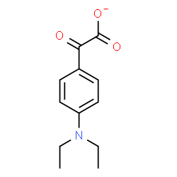 ChemSpider 2D Image | [4-(Diethylamino)phenyl](oxo)acetate | C12H14NO3