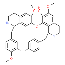 ChemSpider 2D Image | Daphnandrine | C36H38N2O6