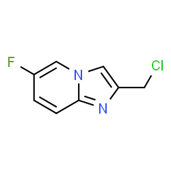 ChemSpider 2D Image | 2-(Chloromethyl)-6-fluoroimidazo[1,2-a]pyridine | C8H6ClFN2