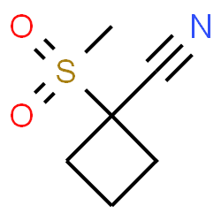 ChemSpider 2D Image | 1-(Methylsulfonyl)cyclobutanecarbonitrile | C6H9NO2S