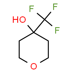 ChemSpider 2D Image | 4-(trifluoromethyl)oxan-4-ol | C6H9F3O2