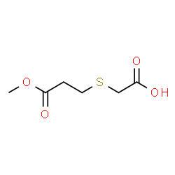 ChemSpider 2D Image | [(3-Methoxy-3-oxopropyl)sulfanyl]acetic acid | C6H10O4S