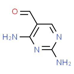 ChemSpider 2D Image | 2,4-Diamino-5-pyrimidinecarbaldehyde | C5H6N4O