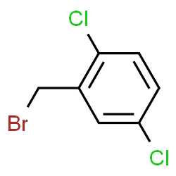 ChemSpider 2D Image | 2,5-Dichlorobenzyl Bromide | C7H5BrCl2