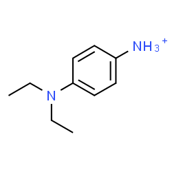 ChemSpider 2D Image | 4-(Diethylamino)anilinium | C10H17N2