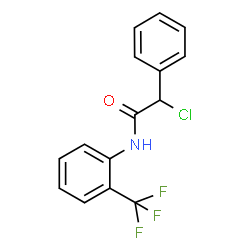 ChemSpider 2D Image | 2-Chloro-2-phenyl-N-[2-(trifluoromethyl)phenyl]acetamide | C15H11ClF3NO