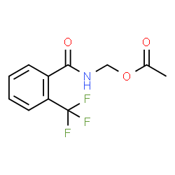 ChemSpider 2D Image | [2-(Trifluoromethyl)benzamido]methyl acetate | C11H10F3NO3