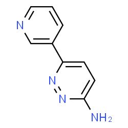ChemSpider 2D Image | 6-(Pyridin-3-yl)pyridazin-3-amine | C9H8N4