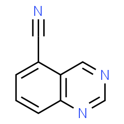 ChemSpider 2D Image | 5-Quinazolinecarbonitrile | C9H5N3