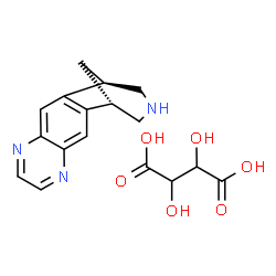 ChemSpider 2D Image | (1R,12S)-5,8,14-Triazatetracyclo[10.3.1.0~2,11~.0~4,9~]hexadeca-2(11),3,5,7,9-pentaene 2,3-dihydroxysuccinate (1:1) | C17H19N3O6