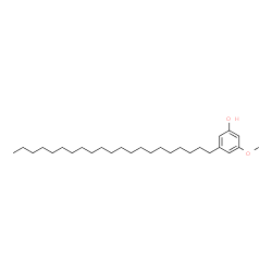 ChemSpider 2D Image | 3-Henicosyl-5-methoxyphenol | C28H50O2