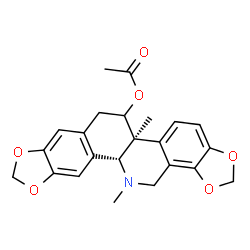 ChemSpider 2D Image | (11xi,13beta)-O~11~-Acetyl-13-methylchelidonine | C23H23NO6