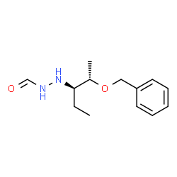ChemSpider 2D Image | N'-[(2S,3R)-2-(Benzyloxy)-3-pentanyl]formic hydrazide | C13H20N2O2