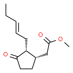 ChemSpider 2D Image | Methyl {(1S,2R)-3-oxo-2-[(2E)-2-penten-1-yl]cyclopentyl}acetate | C13H20O3