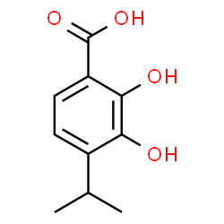 ChemSpider 2D Image | 2,3-dihydroxy-p-cumic acid | C10H12O4