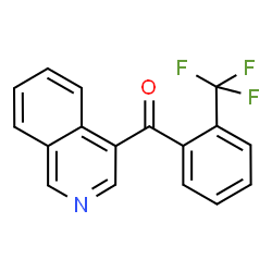 ChemSpider 2D Image | 4-Isoquinolinyl[2-(trifluoromethyl)phenyl]methanone | C17H10F3NO