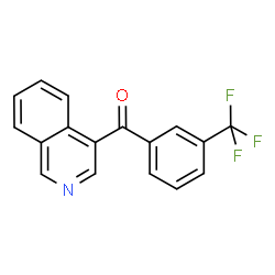 ChemSpider 2D Image | 4-Isoquinolinyl[3-(trifluoromethyl)phenyl]methanone | C17H10F3NO