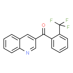 ChemSpider 2D Image | 3-Quinolinyl[2-(trifluoromethyl)phenyl]methanone | C17H10F3NO