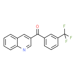 ChemSpider 2D Image | 3-Quinolinyl[3-(trifluoromethyl)phenyl]methanone | C17H10F3NO