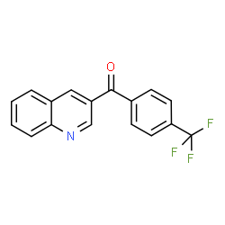 ChemSpider 2D Image | 3-Quinolinyl[4-(trifluoromethyl)phenyl]methanone | C17H10F3NO