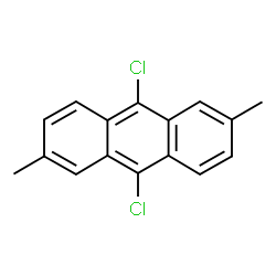 ChemSpider 2D Image | 9,10-Dichloro-2,6-dimethylanthracene | C16H12Cl2