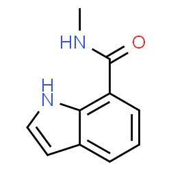 ChemSpider 2D Image | N-Methyl-1H-indole-7-carboxamide | C10H10N2O