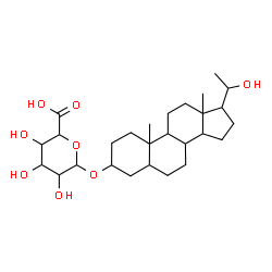 ChemSpider 2D Image | 20-Hydroxypregnan-3-yl hexopyranosiduronic acid | C27H44O8