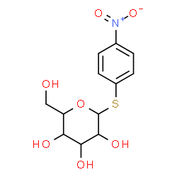 ChemSpider 2D Image | 4-Nitrophenyl 1-thiohexopyranoside | C12H15NO7S