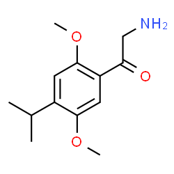 ChemSpider 2D Image | 2-Amino-1-(4-isopropyl-2,5-dimethoxyphenyl)ethanone | C13H19NO3