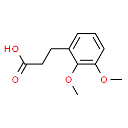 ChemSpider 2D Image | 3-(2,3-Dimethoxyphenyl)propanoic acid | C11H14O4