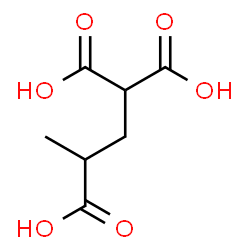 ChemSpider 2D Image | 1,1,3-Butanetricarboxylic acid | C7H10O6
