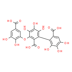 ChemSpider 2D Image | Sanguisorbic acid | C21H14O15