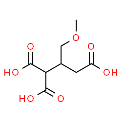 ChemSpider 2D Image | 2-(Methoxymethyl)-1,1,3-propanetricarboxylic acid | C8H12O7